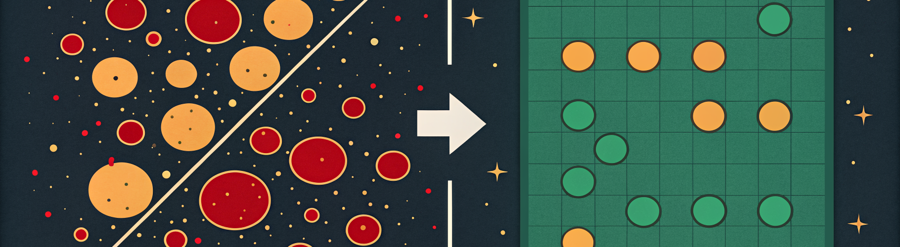 Before vs after metrics